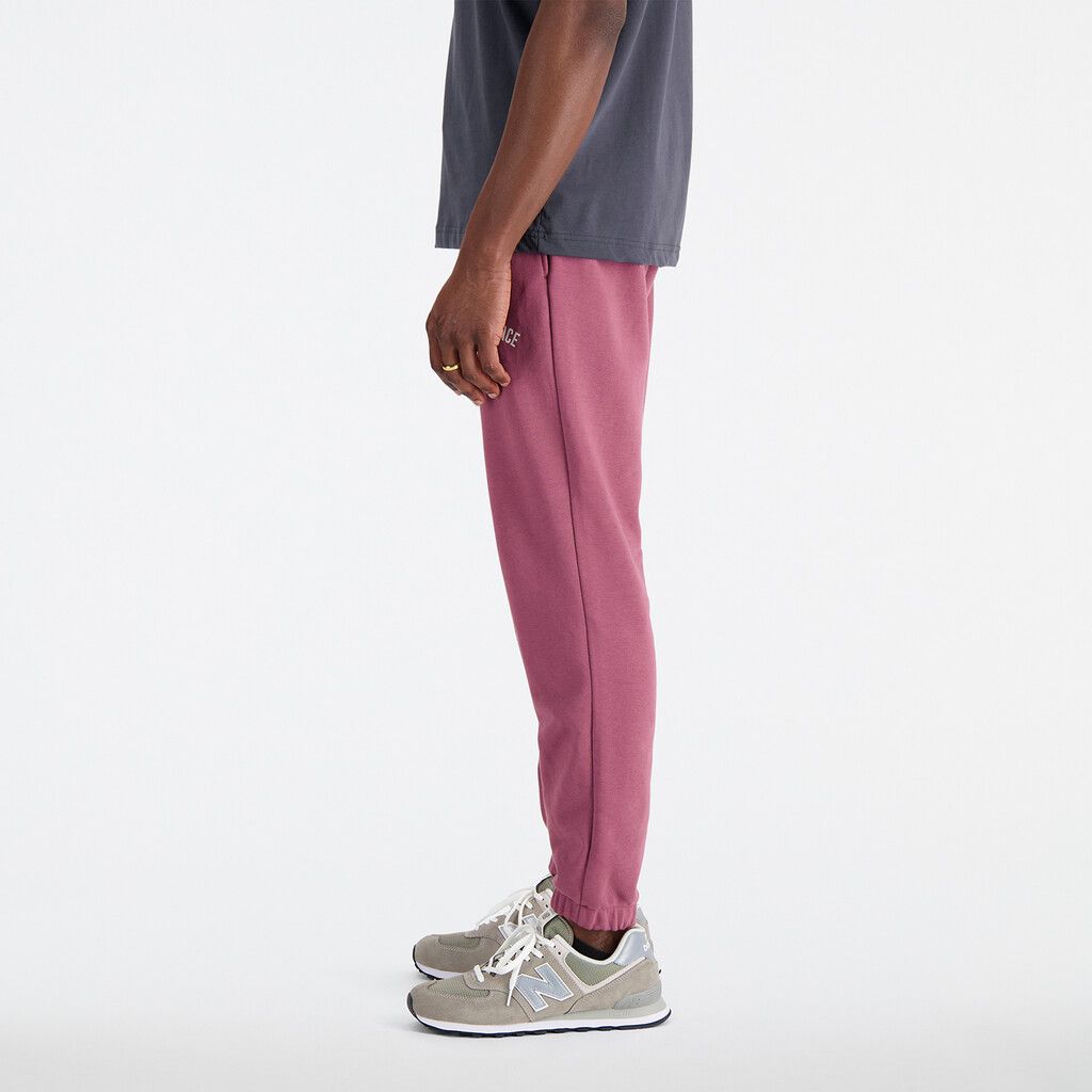 Essentials Varsity Fleece Pant washed burgundy