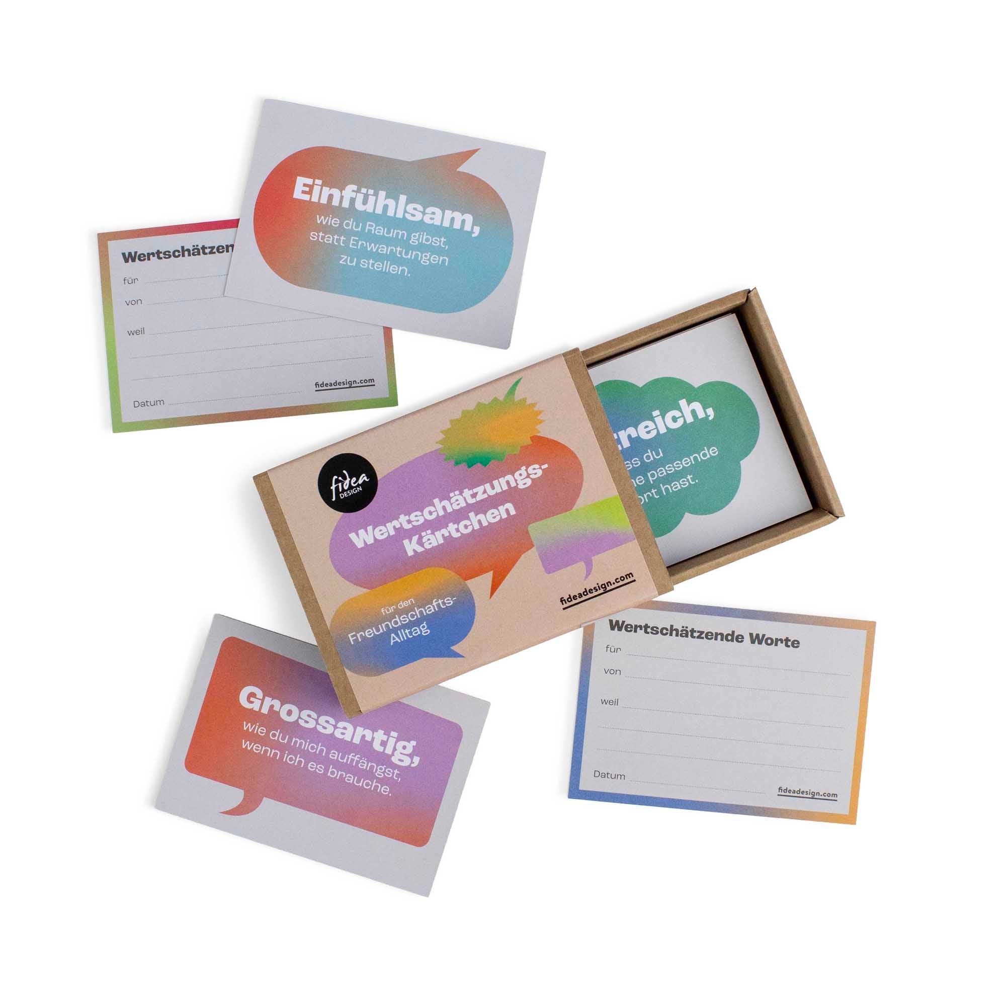 Cartes d'appréciation - Amitié