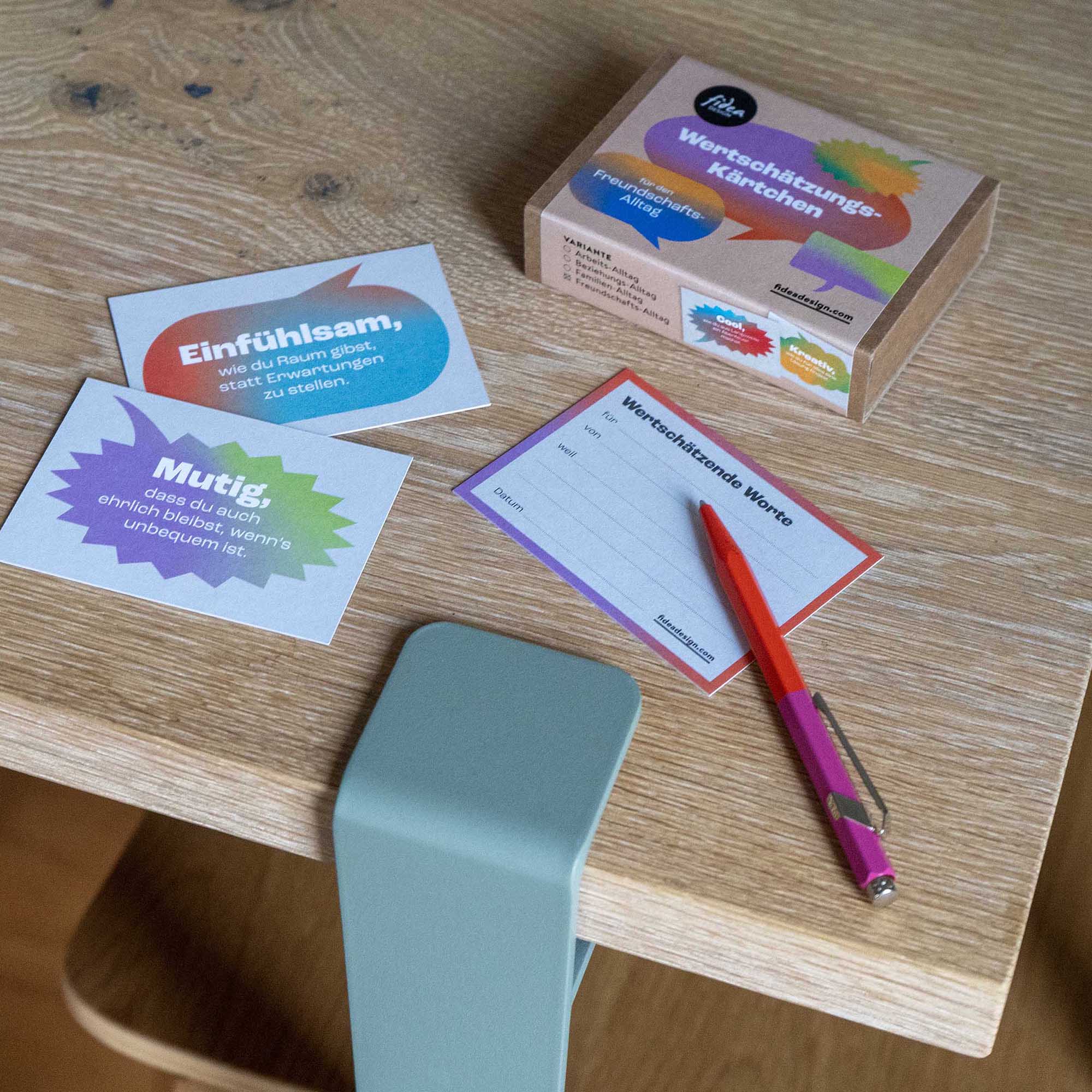 Cartes d'appréciation - Amitié