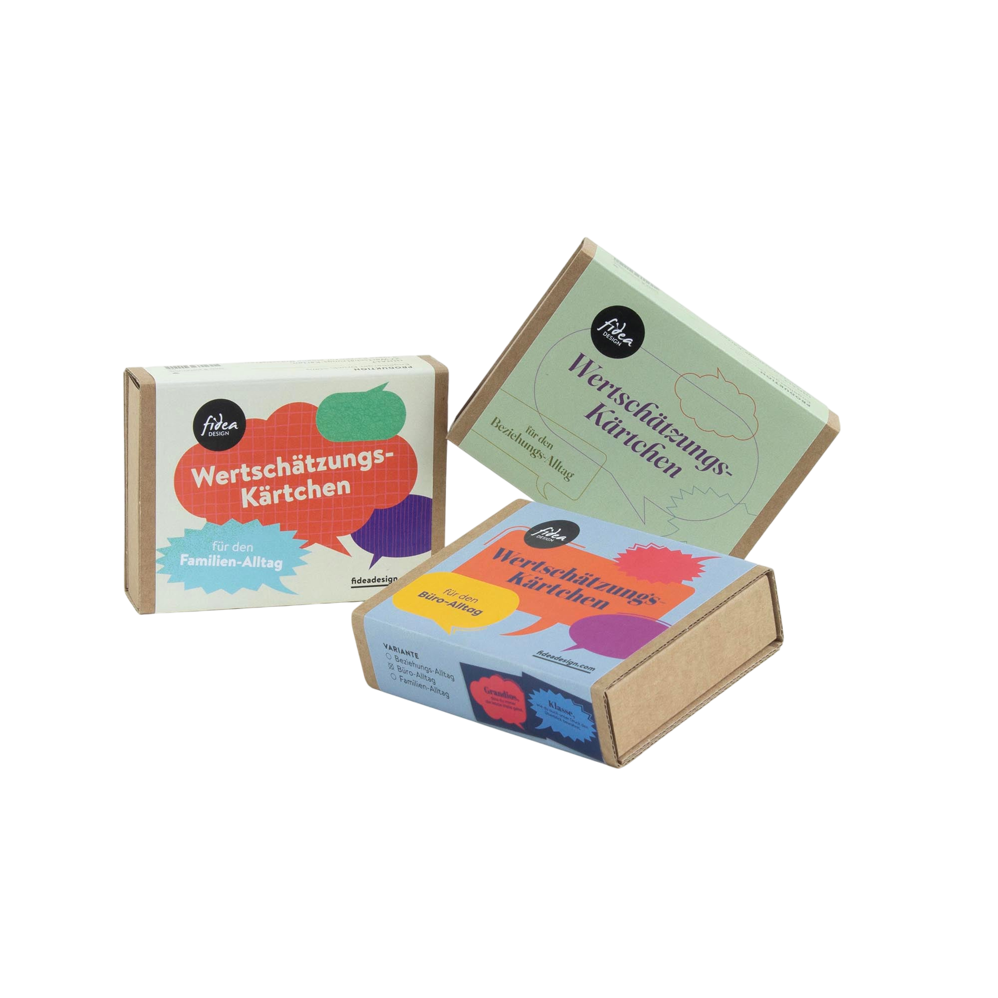 Cartes d'appréciation - Relation