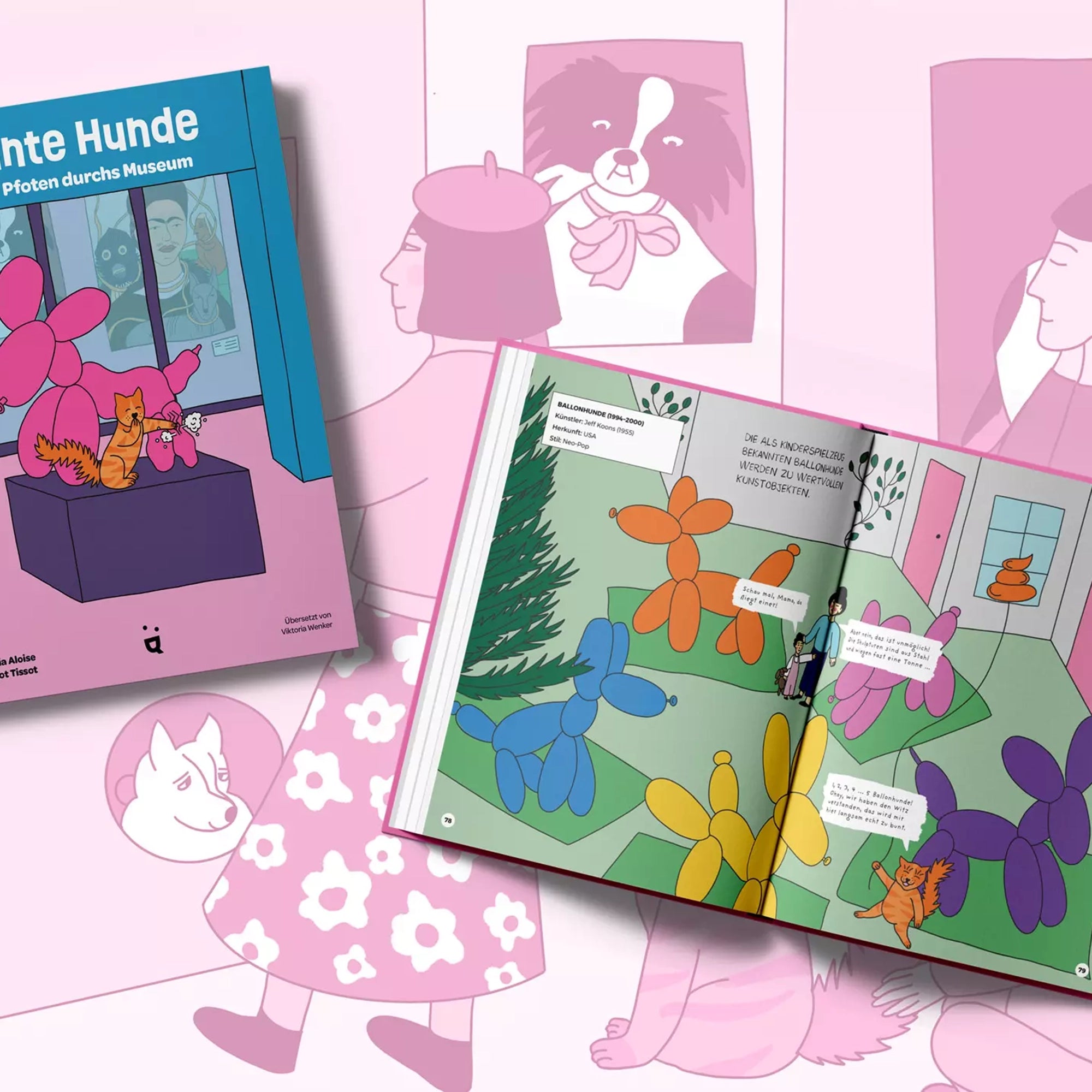 Livre Chiens colorés