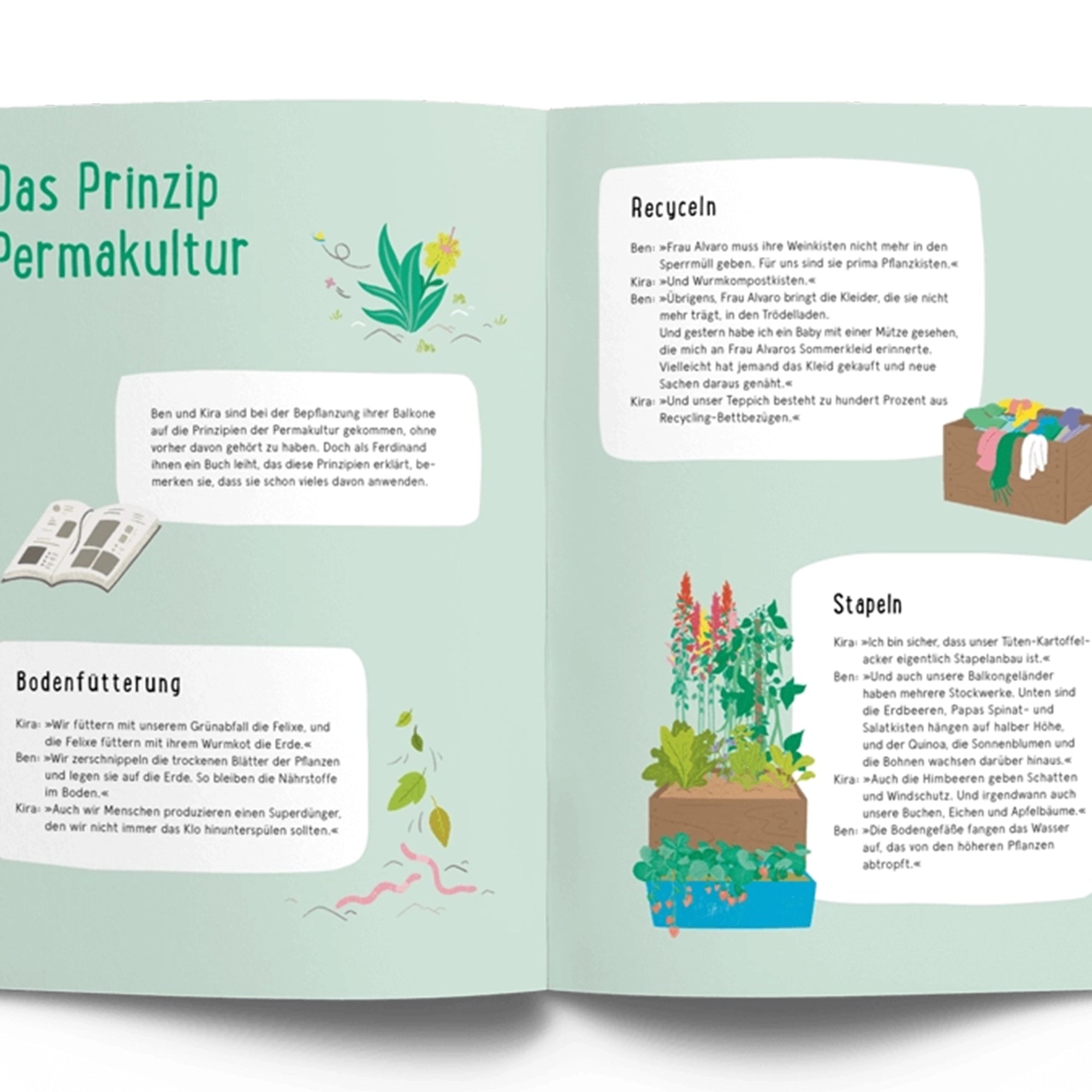 Book Sowing, collecting, worm compost