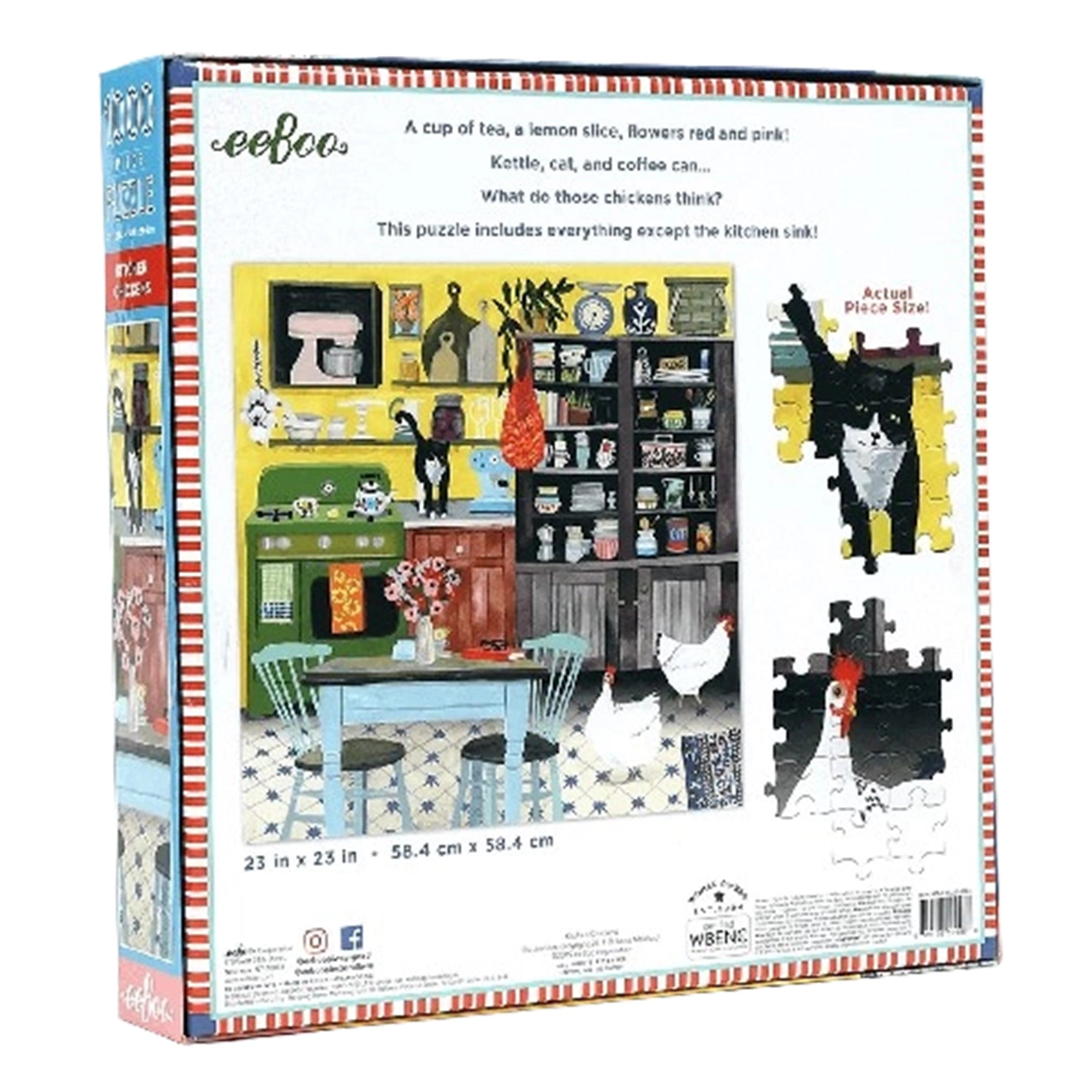 Puzzle Kitchen Chickens