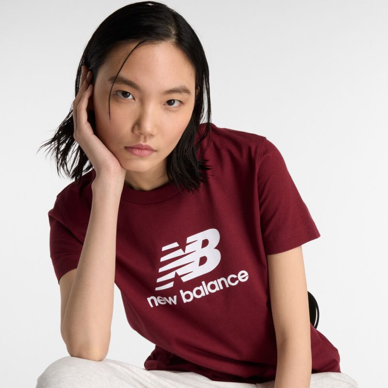 T-shirt W Sport Essentials Jersey Logo monarch burgundy