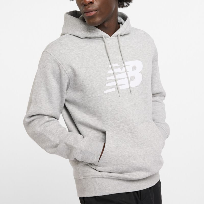 Pullover Sport Core Brushed Hoodie athletic gray