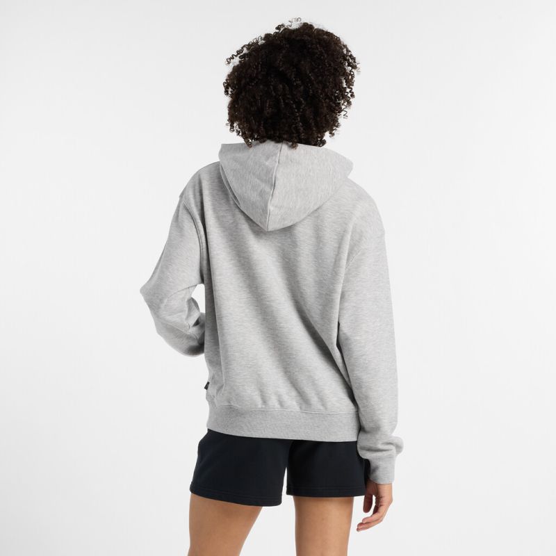 Pullover Sport Graphic French Terry Hoodie athletic gray