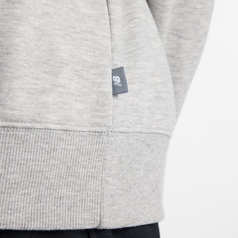Pullover Sport Graphic French Terry Hoodie athletic gray