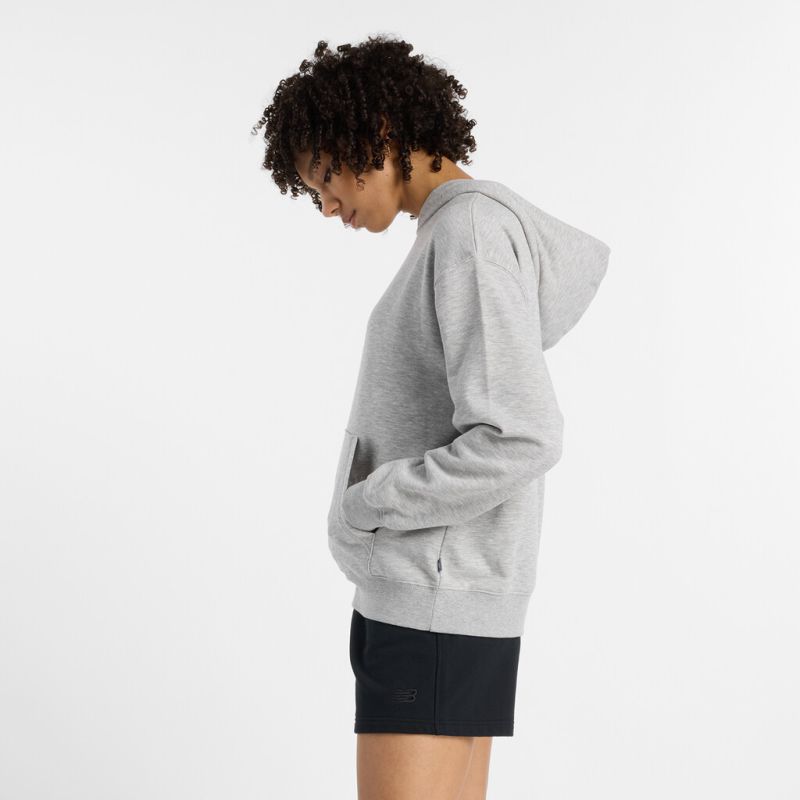 Pullover Sport Graphic French Terry Hoodie athletic gray