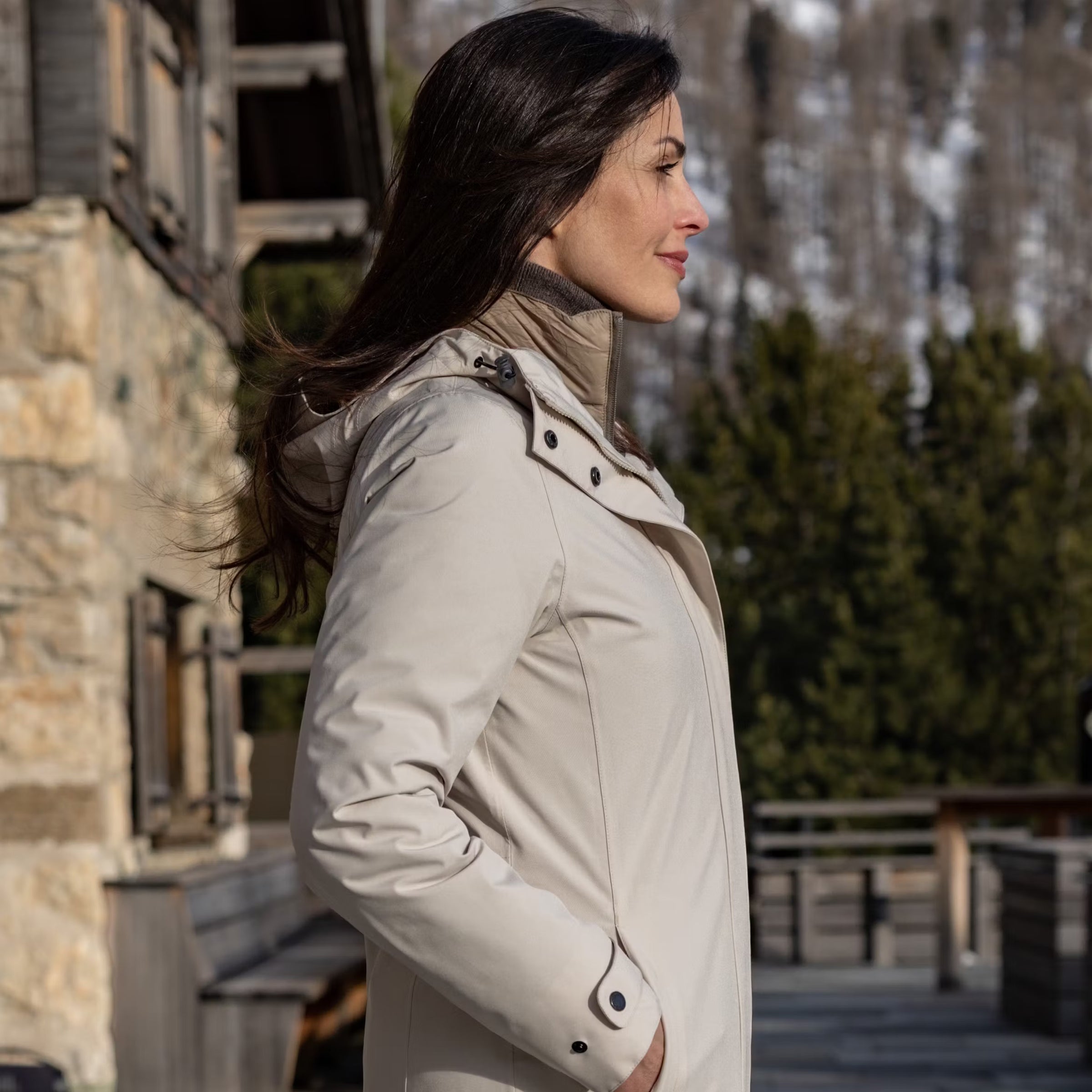 Femmes Clara 3 en 1 manteau d'hiver french oak