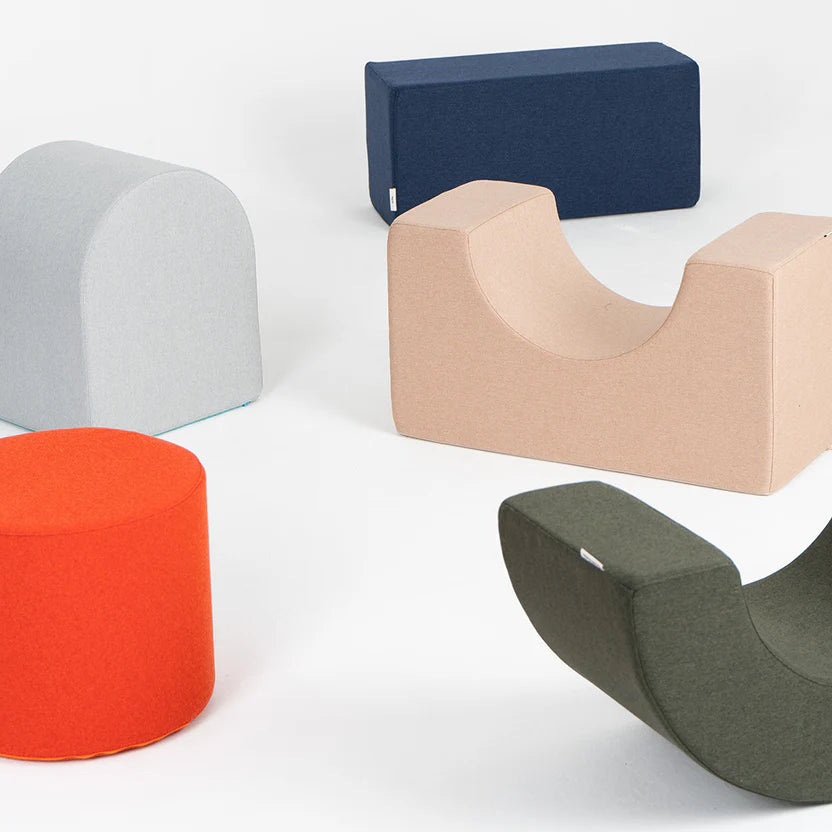 Jeu de briques souples Circus Sand / Pink / Berry / Sky / Midnight