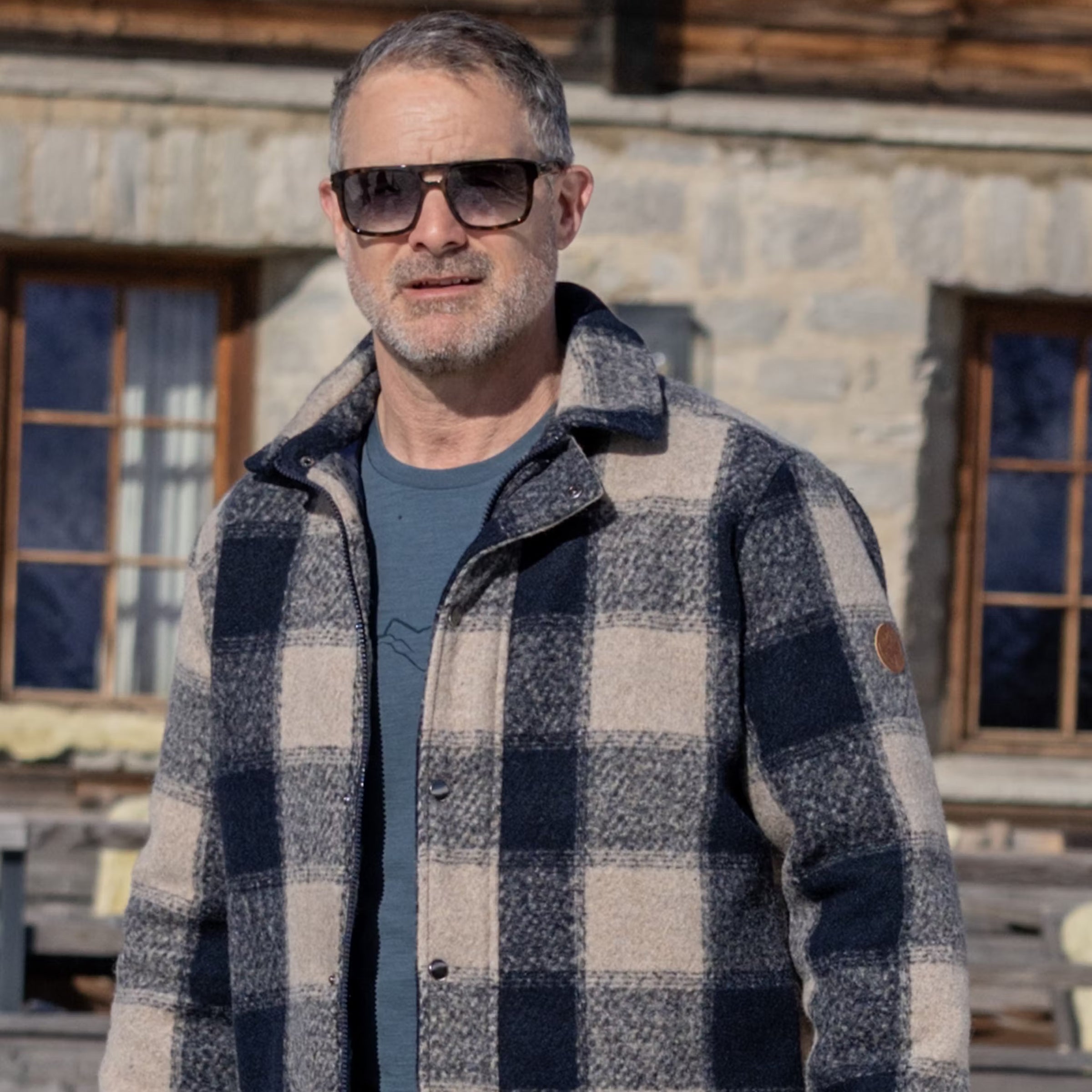 Women's jacket Jessie check Dark Navy