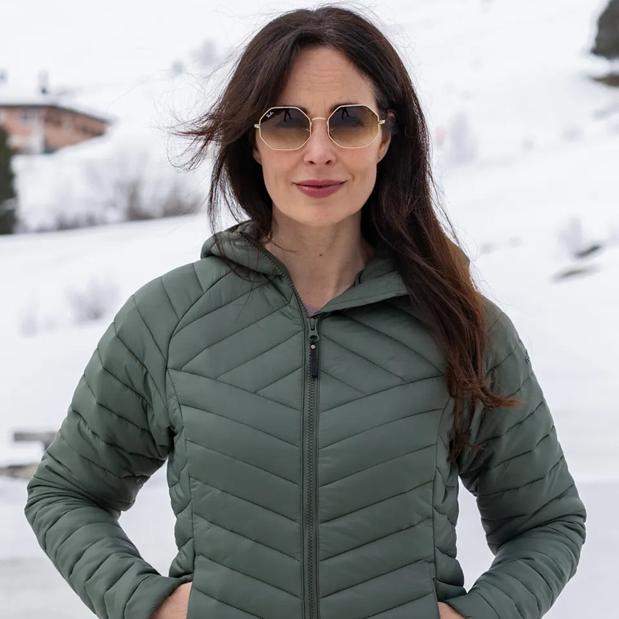 Frauen Jacke Thermo Pac Puffer thyme