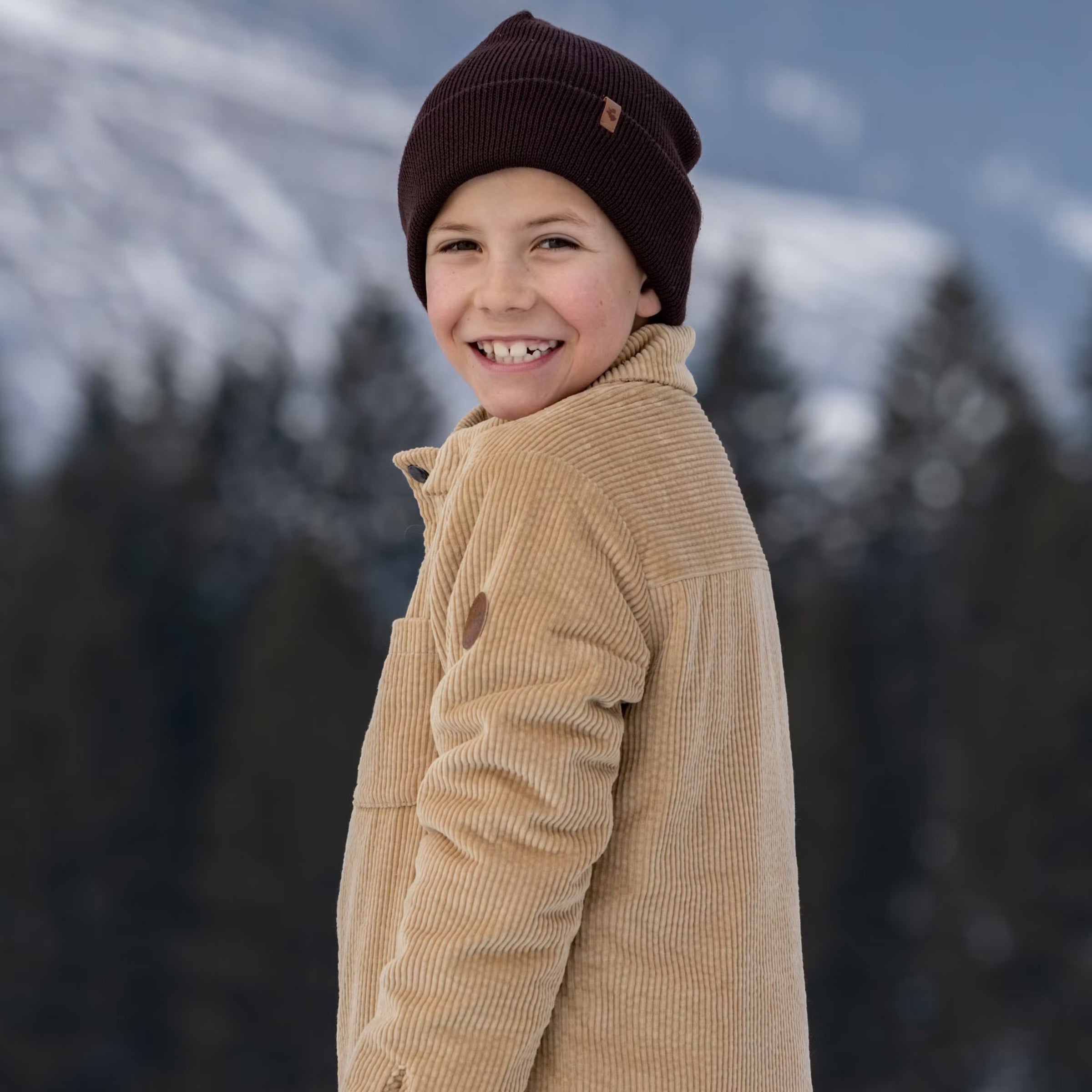 Kids Gordi fleece shirt-jacket Incense