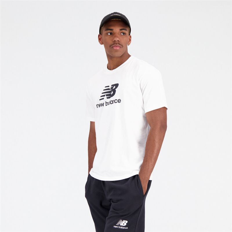 Essentials Stacked Logo T-shirt blanc