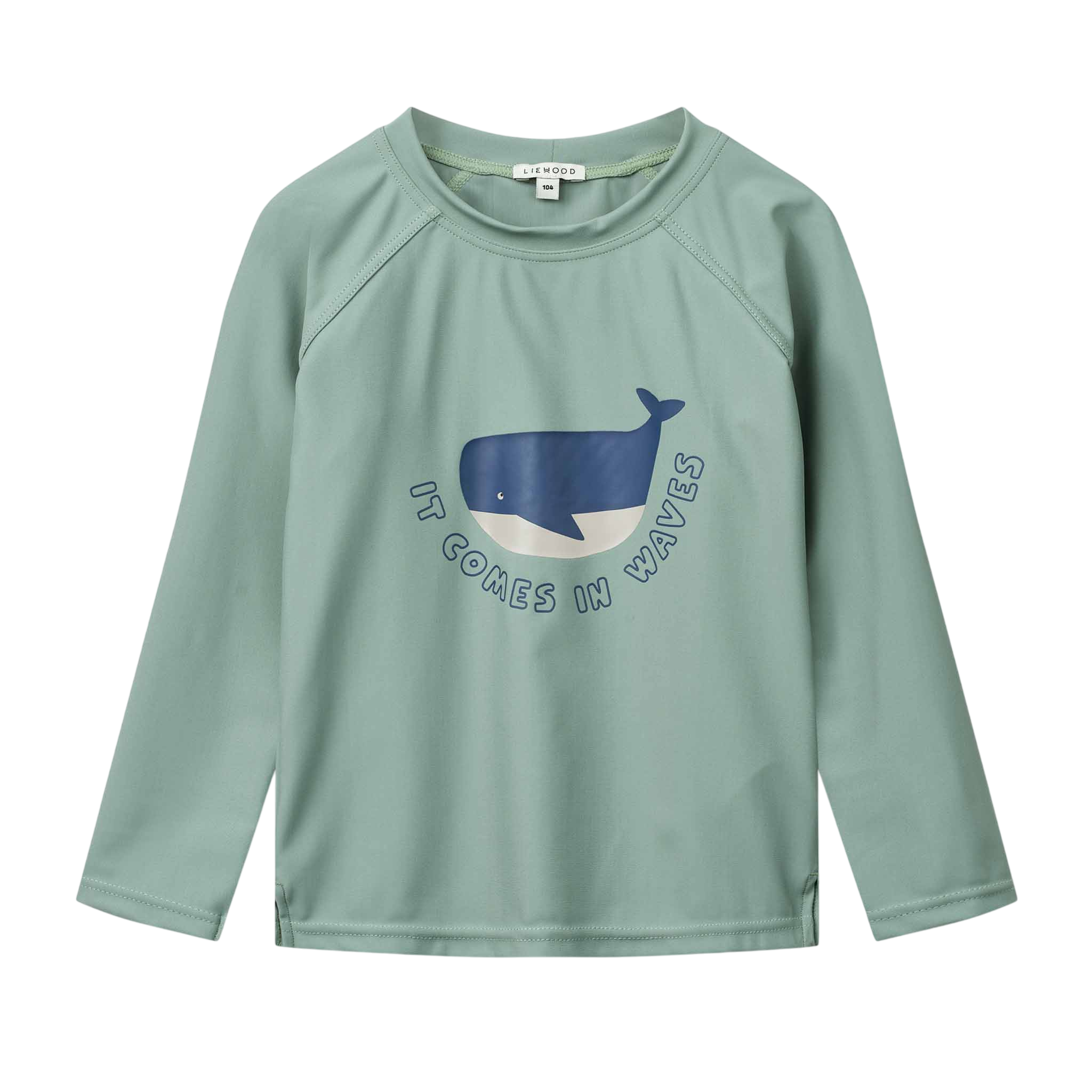 Maillot de bain UV Noah Placement Tee It comes in waves Peppermint