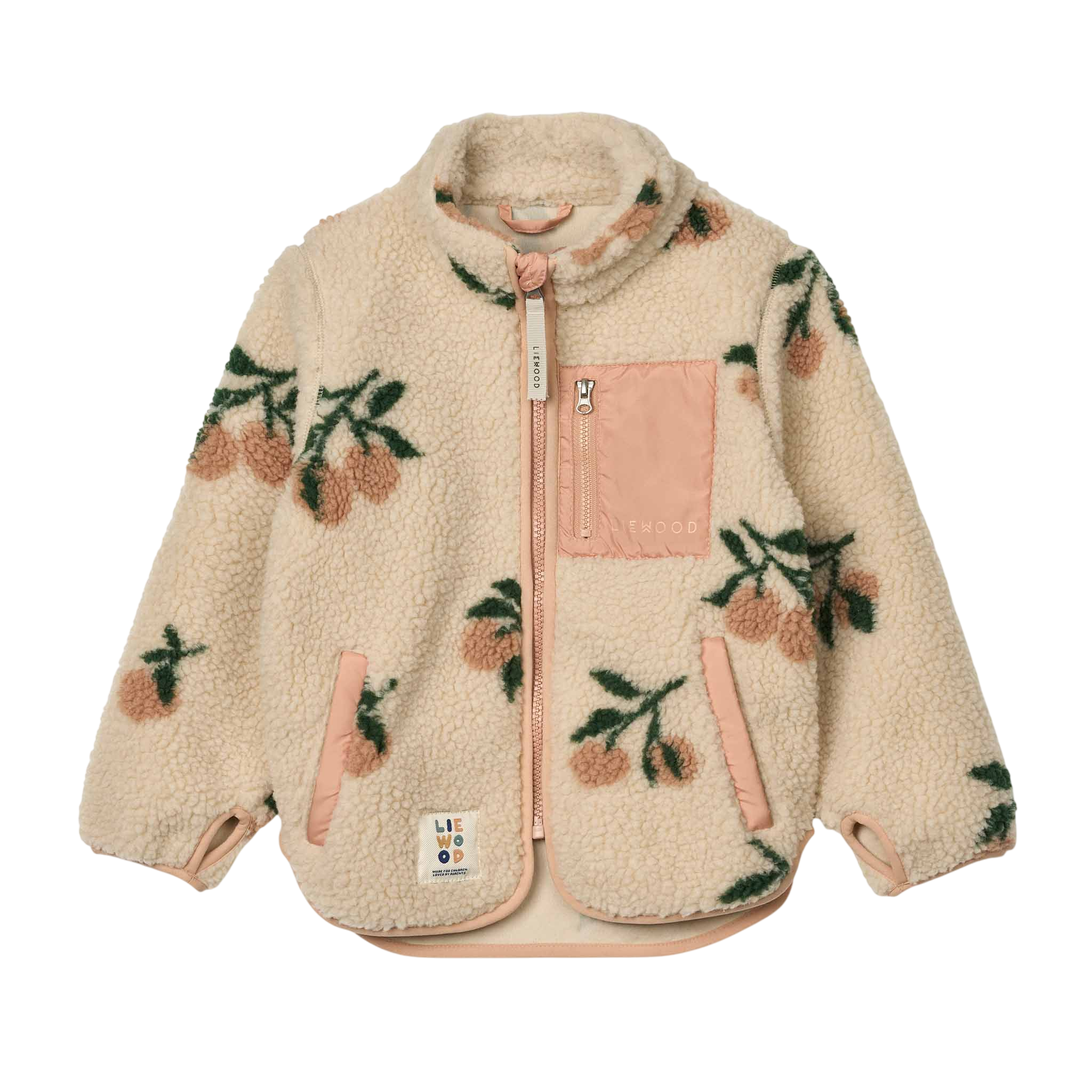 Nolan Pile Jacket peach/sea shell