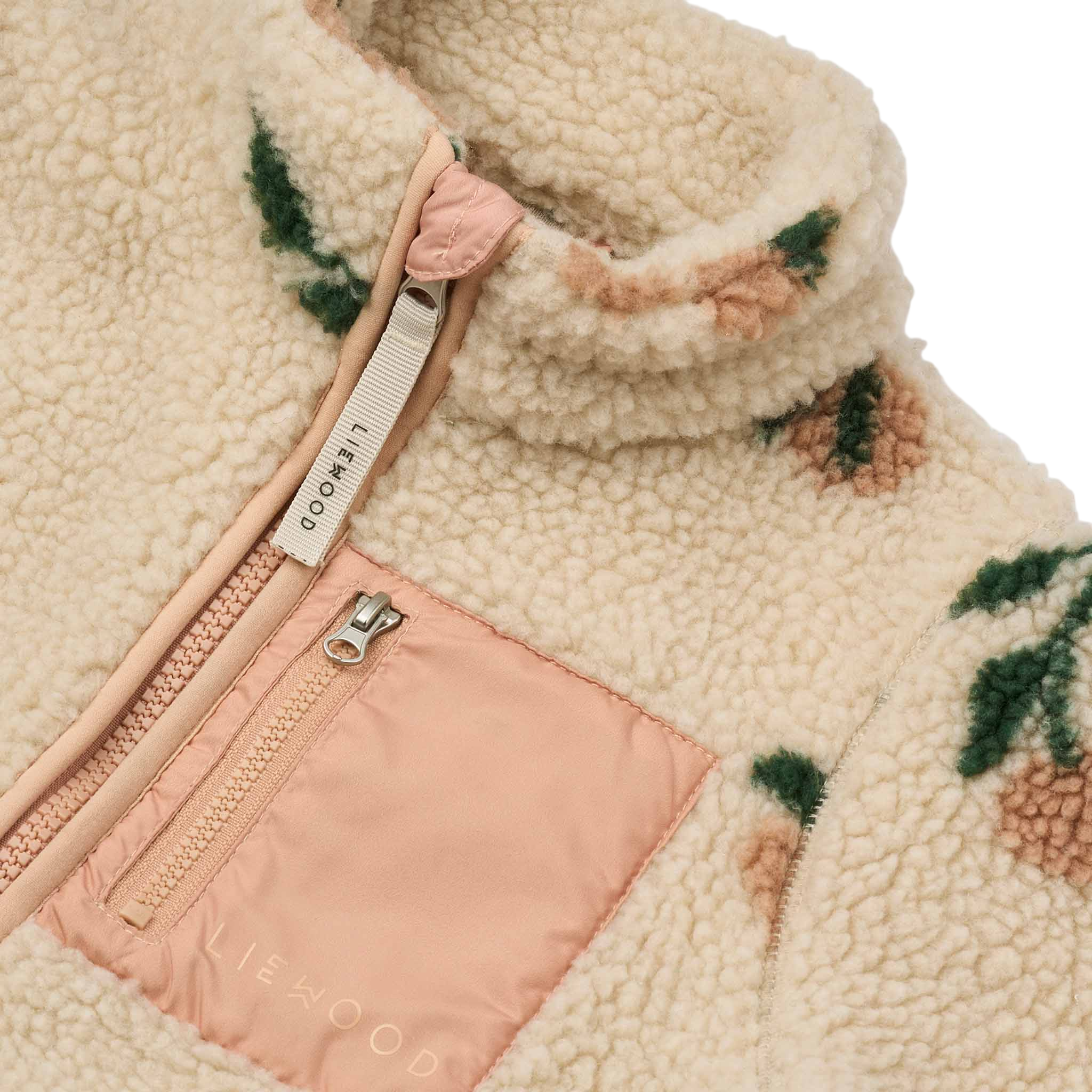 Nolan Pile Jacket peach/sea shell