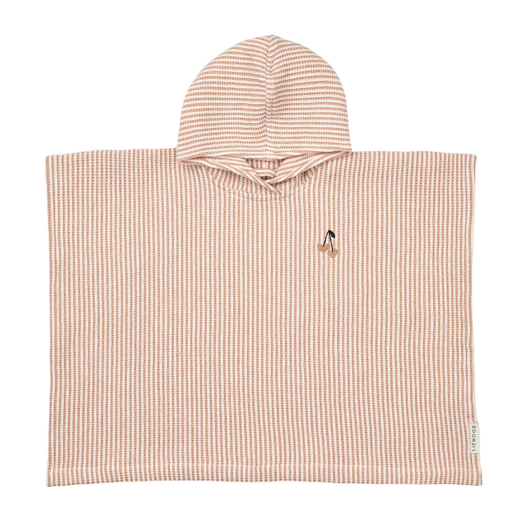 Poncho Paco Embroidery Y/D stripe Tuscany rose Crème de la crème