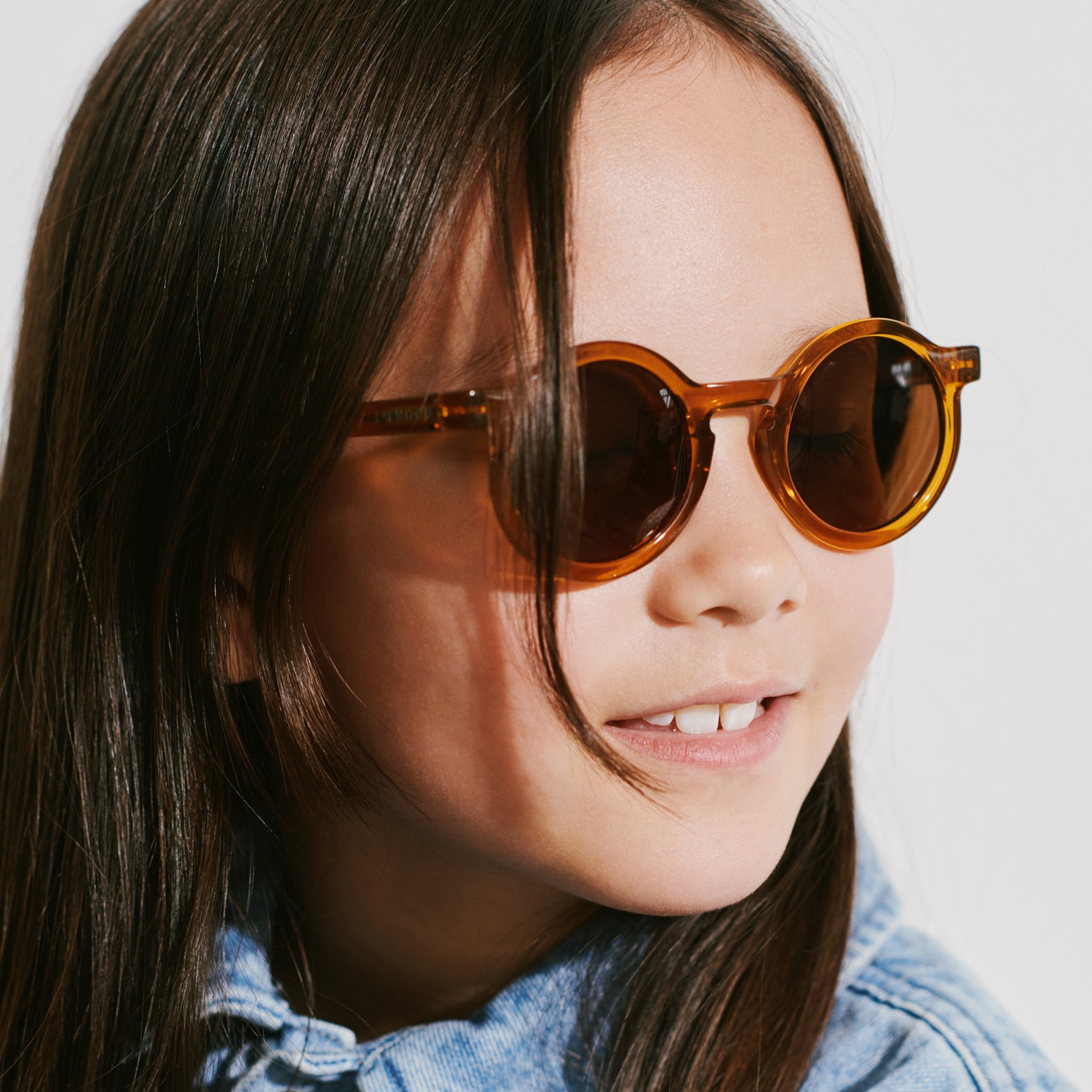 Sunglasses Darla Mustard transparent 4-10 yrs.