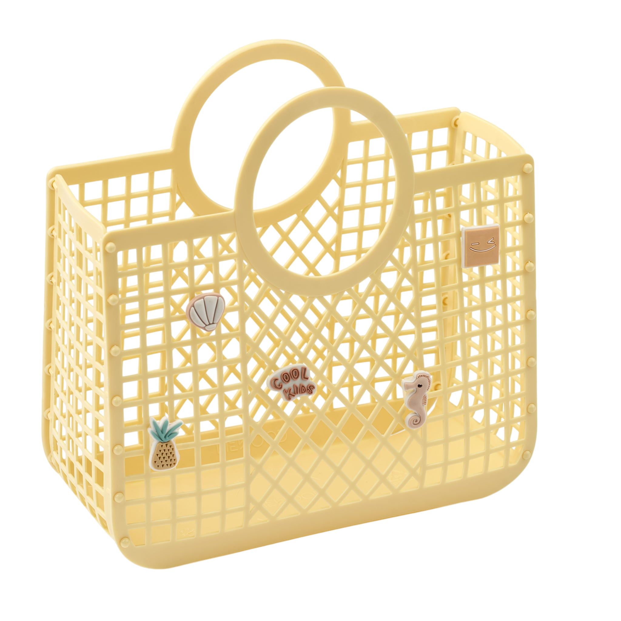 Basket bag with charms Samantha Lemonade