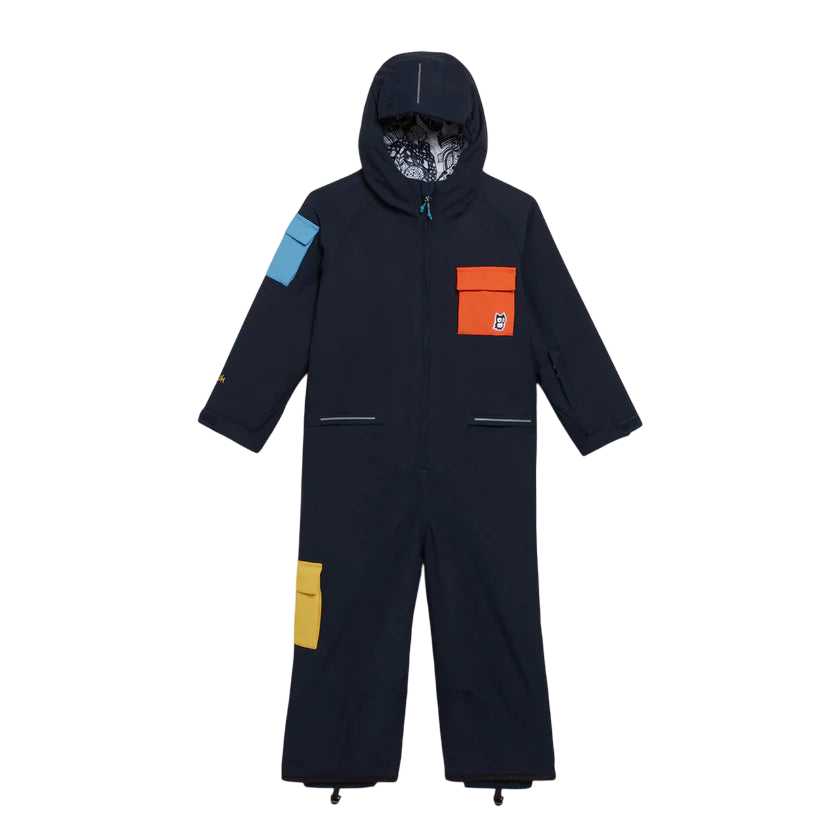 Ski suit Quest True navy Corporate red