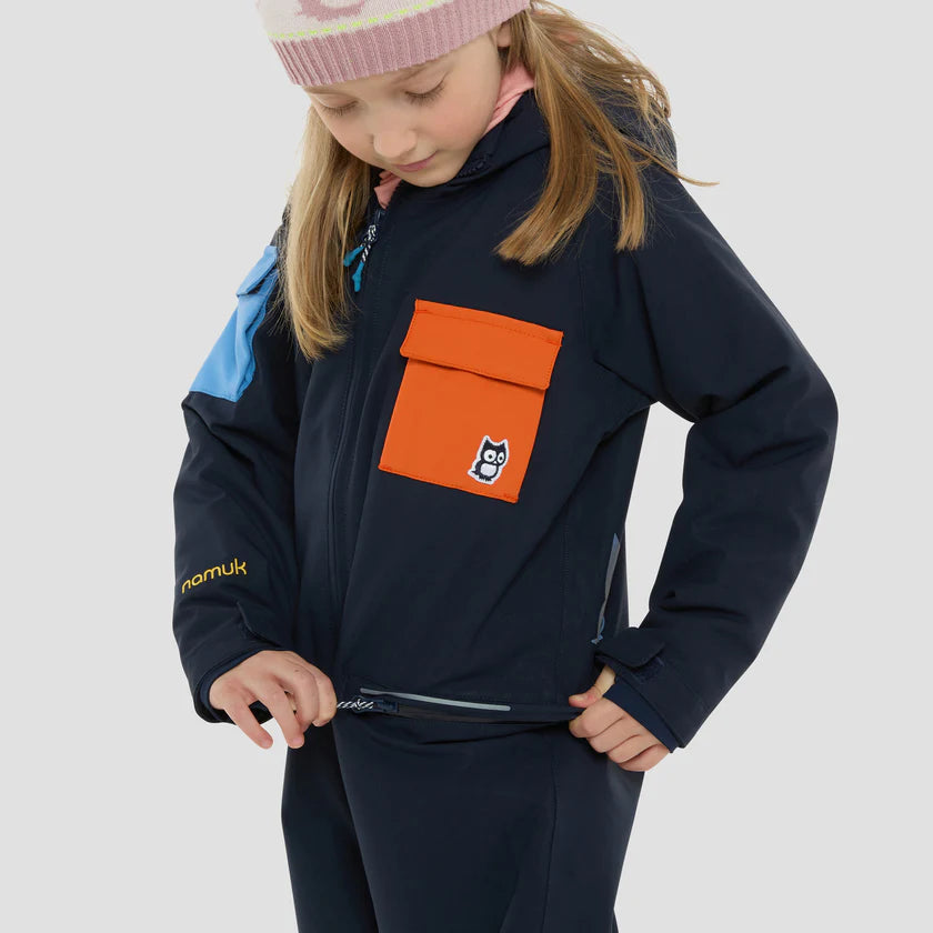 Ski suit Quest True navy Corporate red