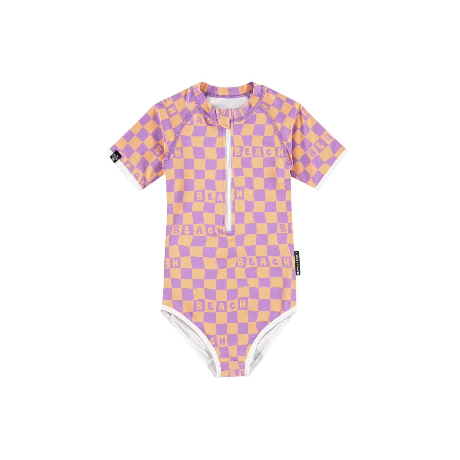 Badeanzug UPF 50+ Checkered Beach Purple