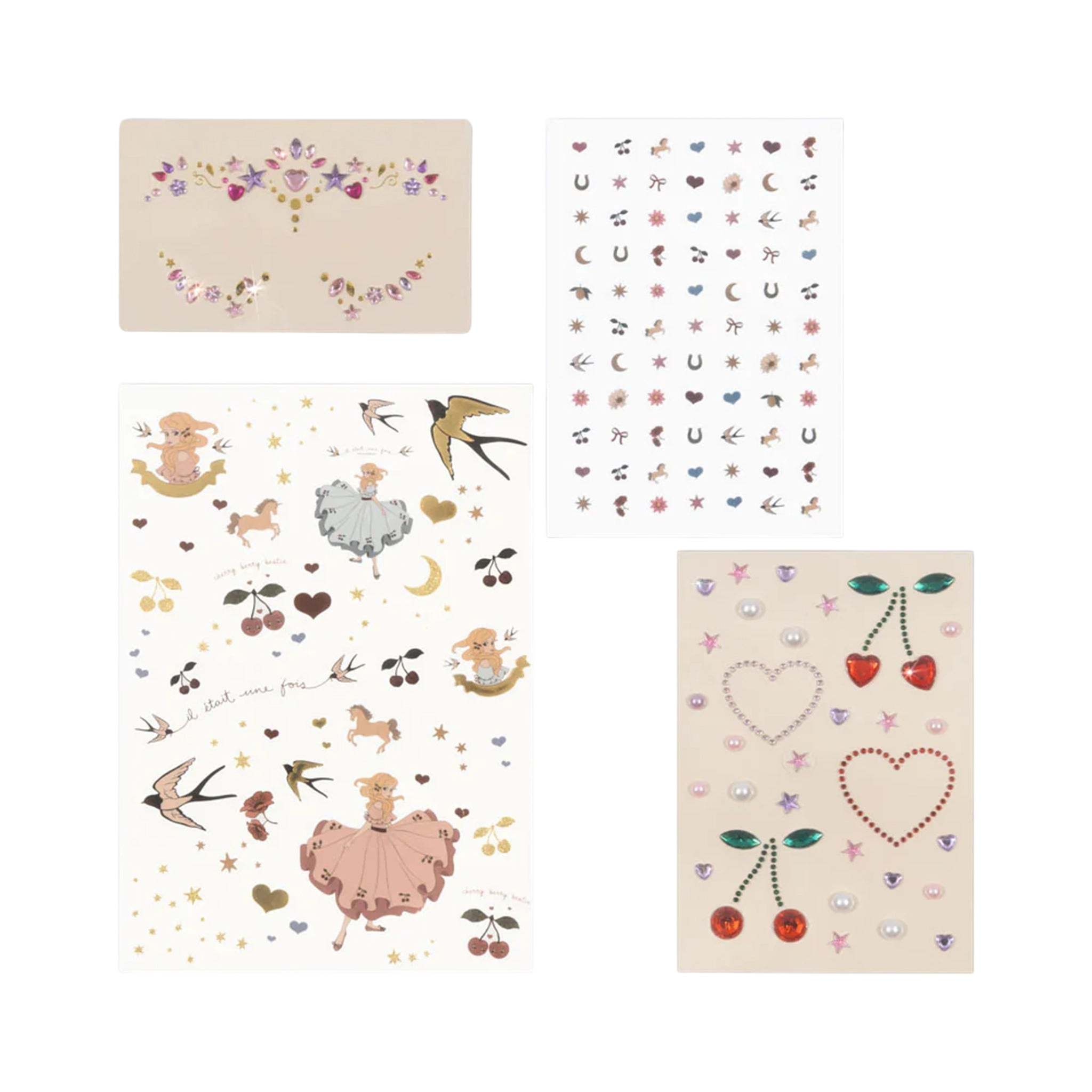 Stylist Set Tattoos + Schmucksticker