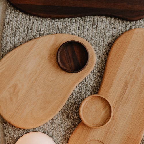 Schale Fondant Eichenholz Durchmesser 11 cm