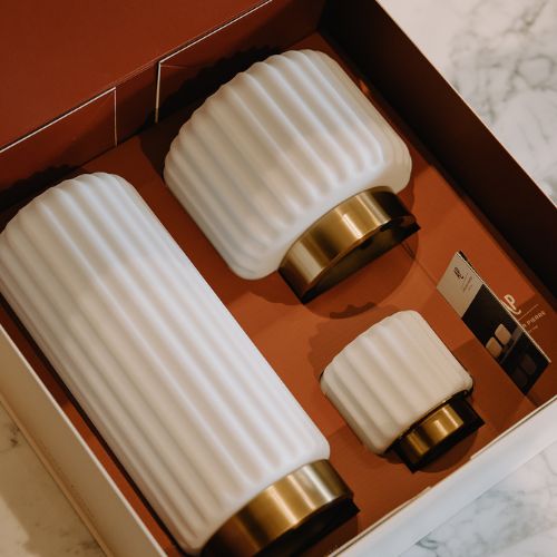 Dentelles Luxe Mini, Tall & Wide Gold gift set