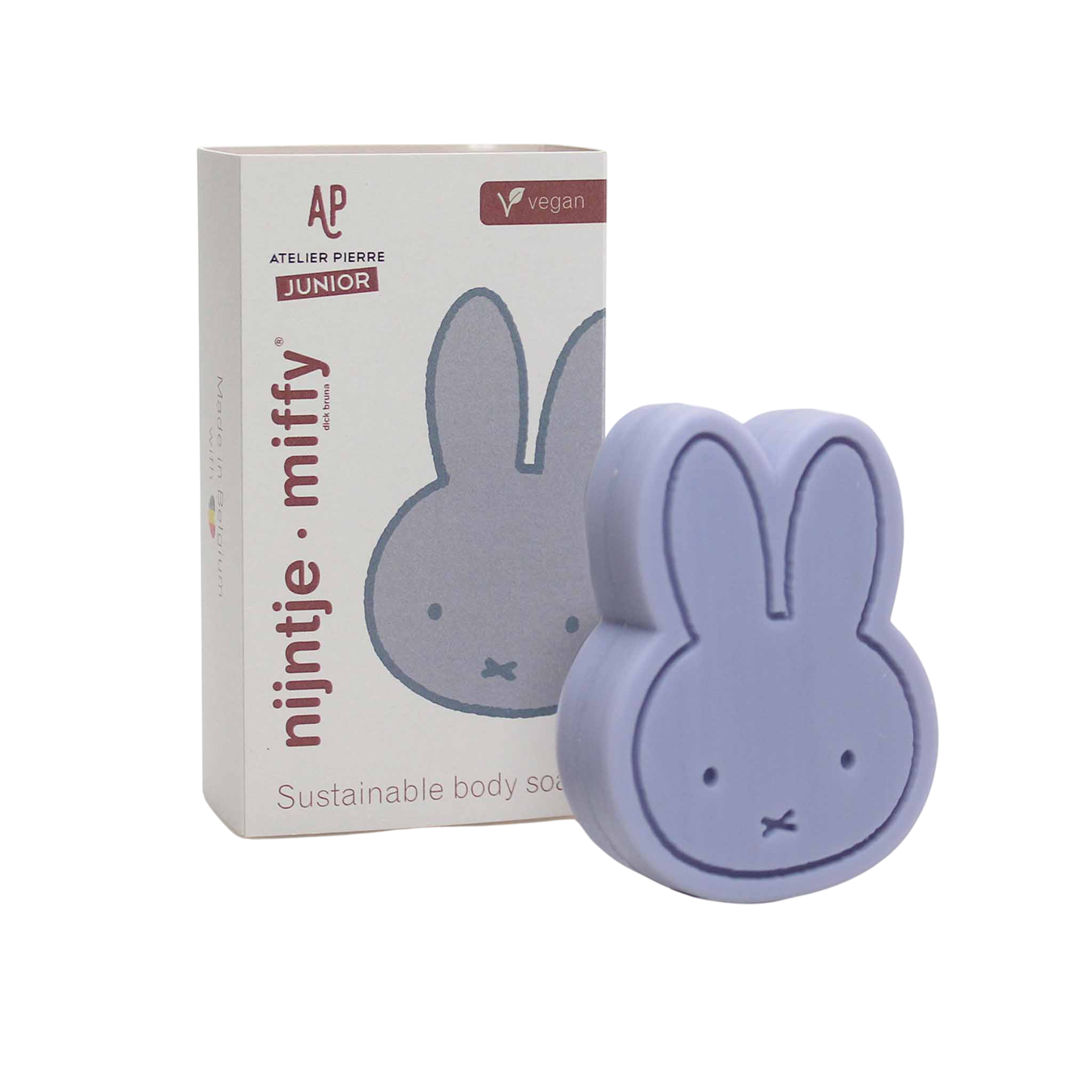 Miffy Care Gift Box Seifendose aus Silikon + Seife Silver Blue