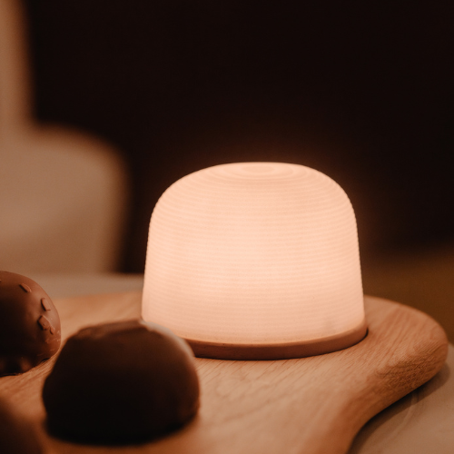 Mood light Large Fondant oak wood