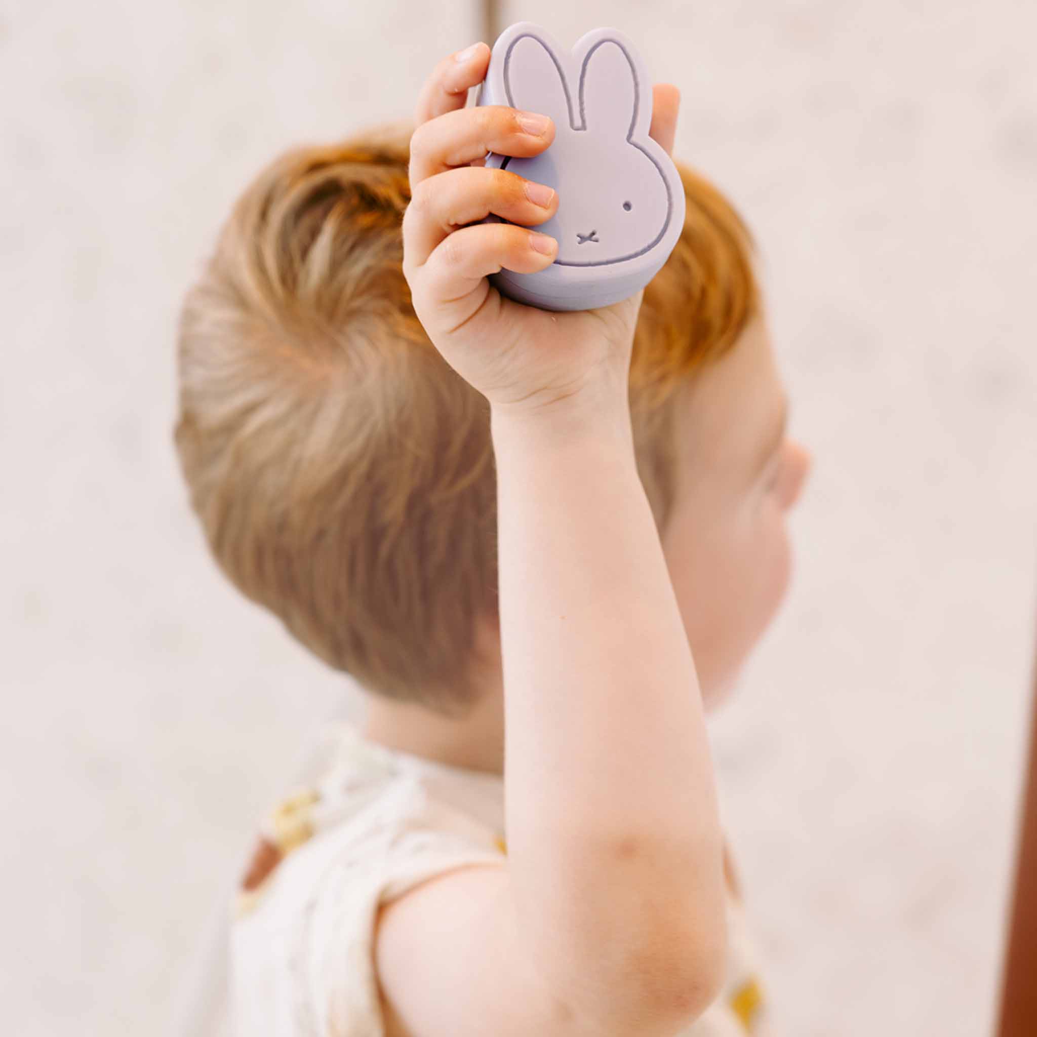 Miffy Care Gift Box Silicone soap box + soap Silver Blue