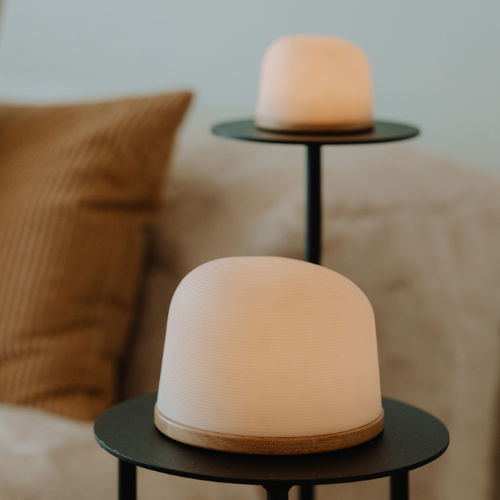 Mood light Large Fondant oak wood