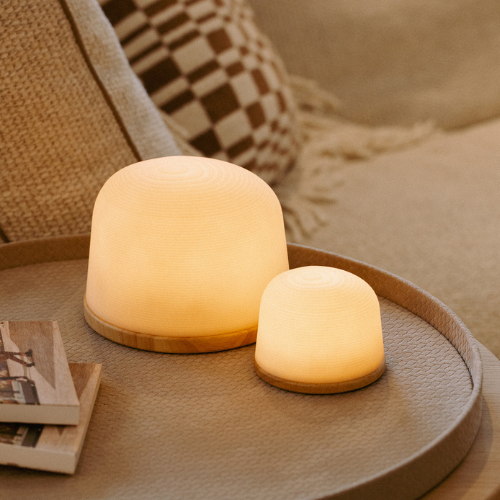 Mood light Large Fondant oak wood