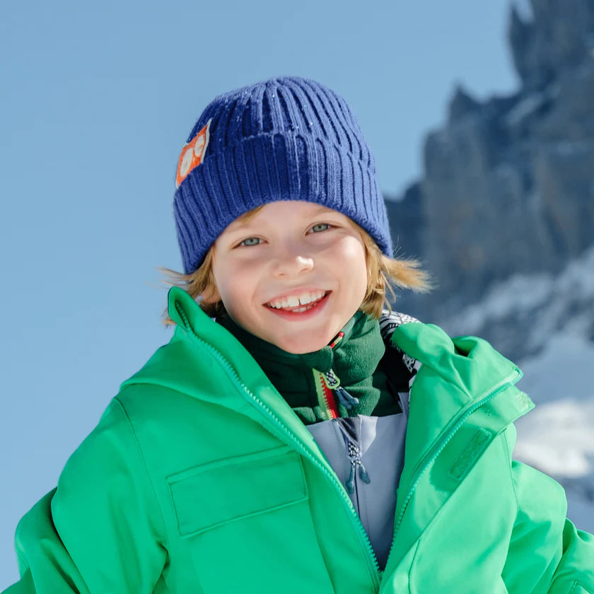 Beanie Mallet Merino Ultra blue