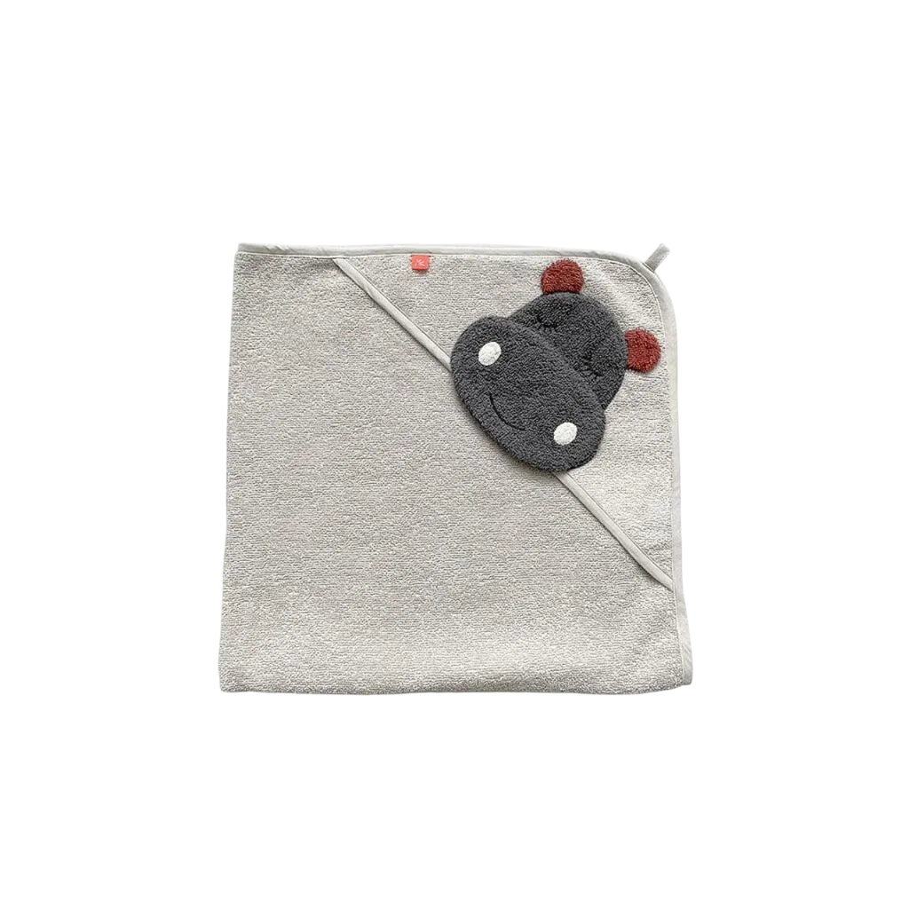 Hippo hooded towel
