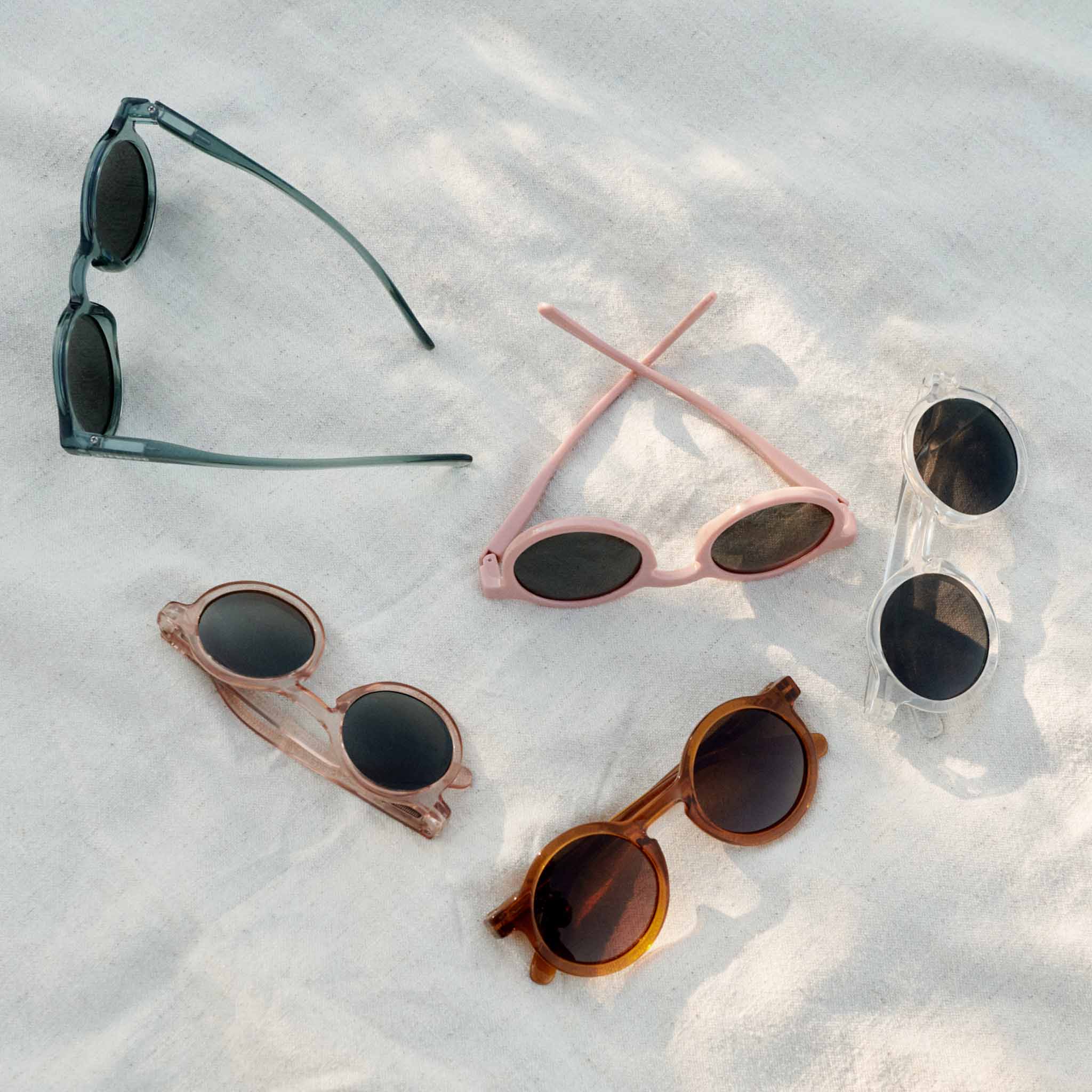 Sunglasses Darla 1-3 yrs. Whale Blue transparent