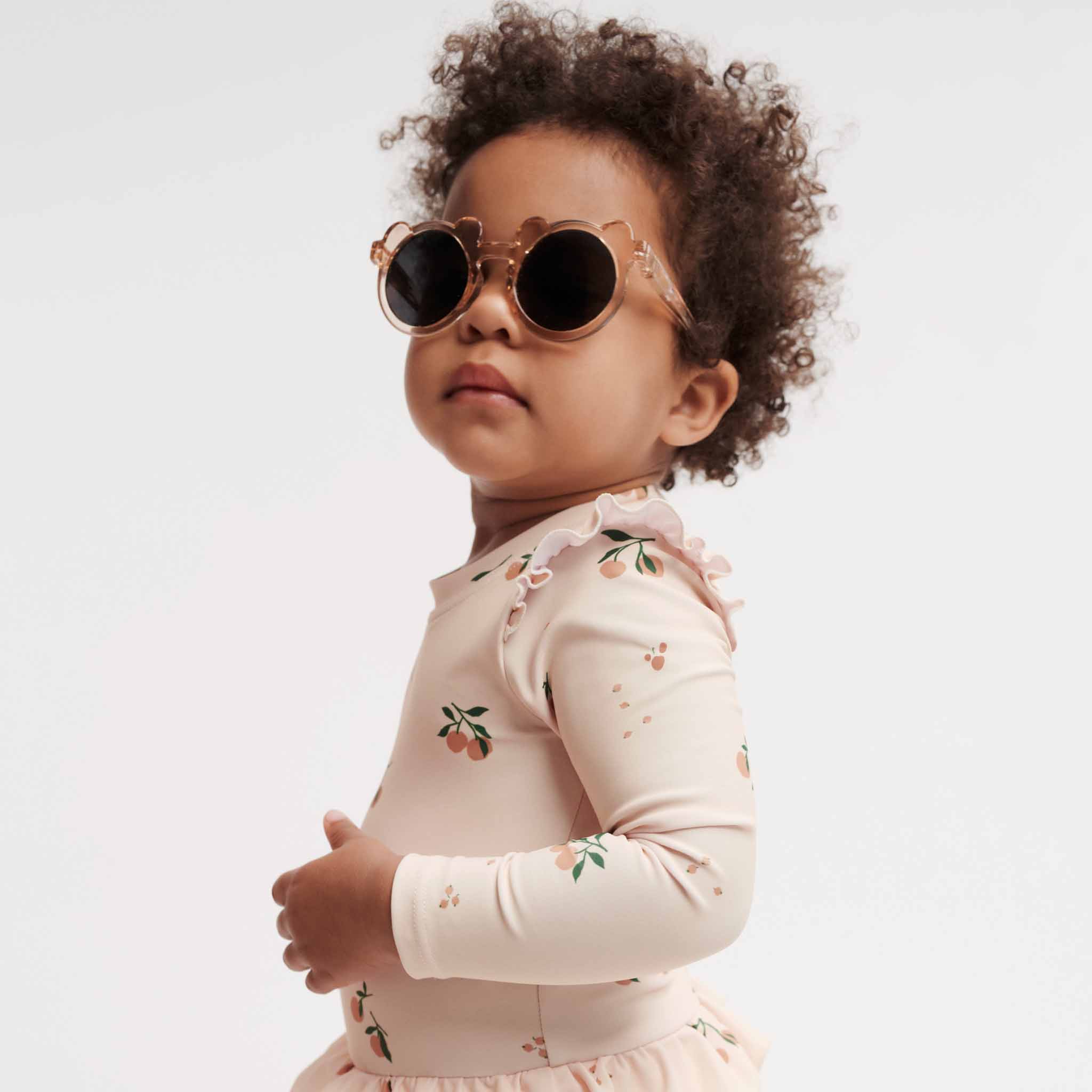 Lunettes de soleil Darla Mr. Bear 1-3 Y Rose transparent