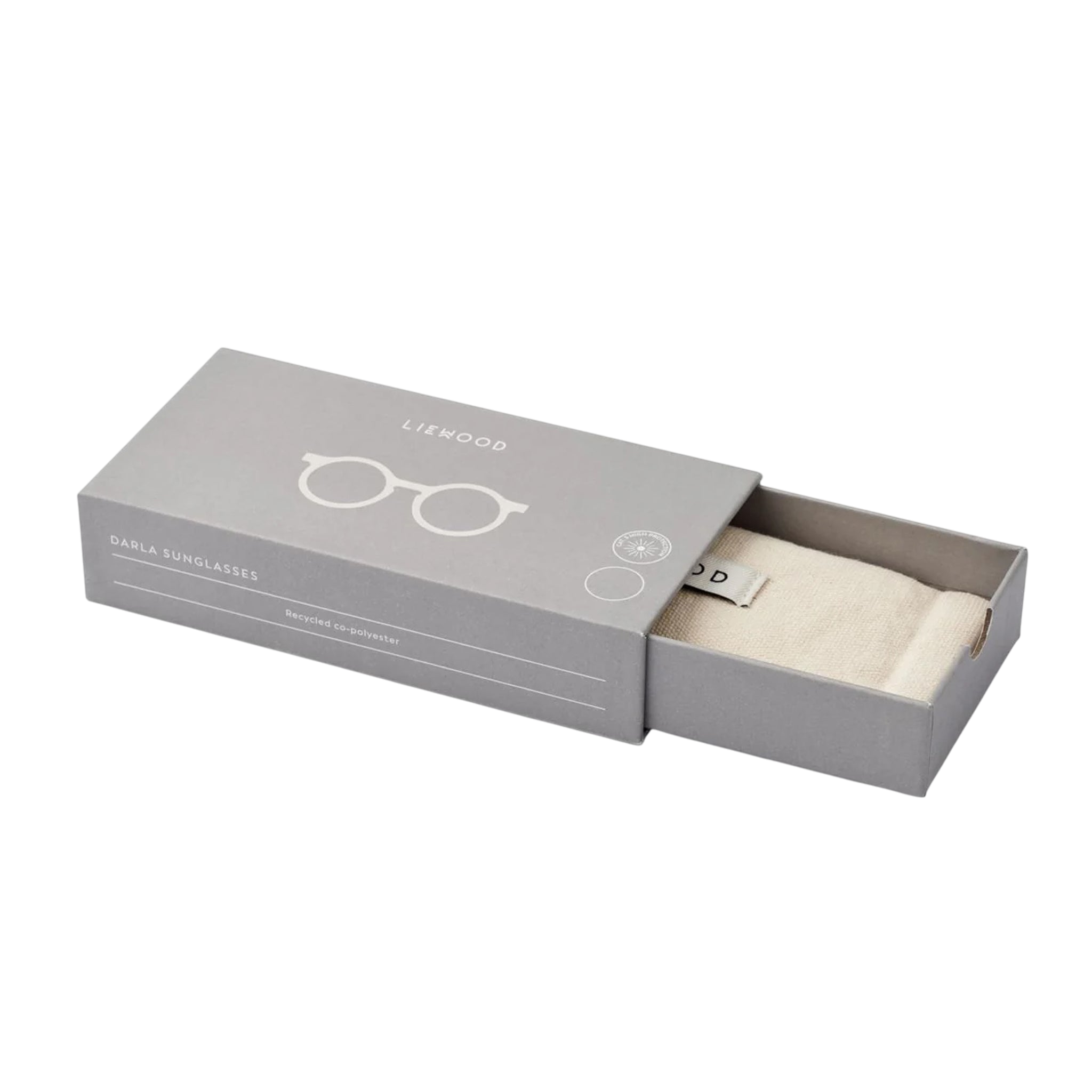 Lunettes de soleil Darla 4-10 ans. Rose transparent