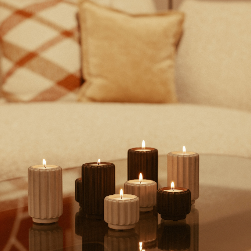 Teelichthalter Dentelles Tall Silk