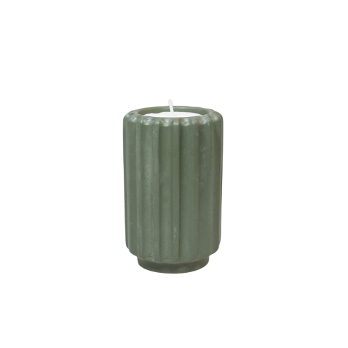 Teelichthalter Dentelles Tall Olive