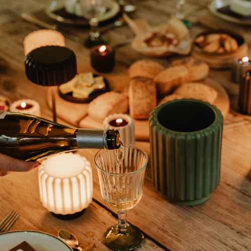 Dentelles Olive wine cooler