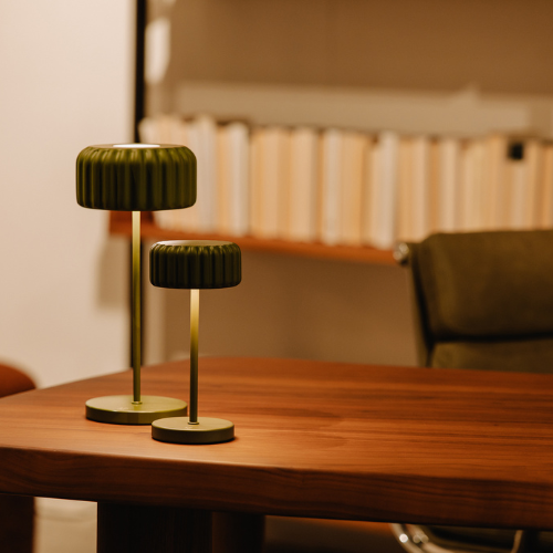 Bistrolampe Dentelles Mini Recharge Olive