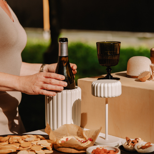 Dentelles Silk wine cooler
