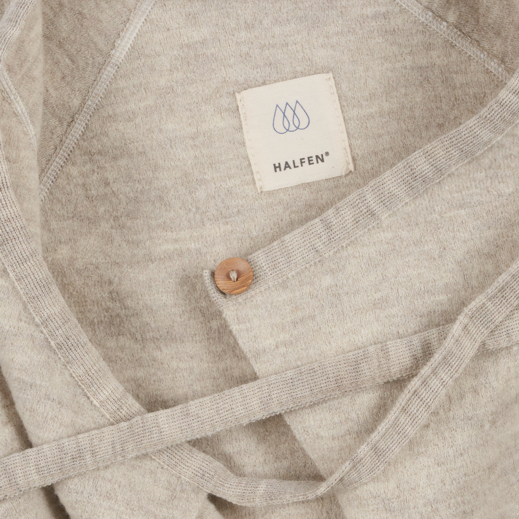 Natural wool overall