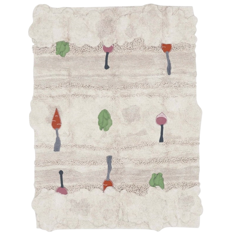 Wollteppich Veggie Garden