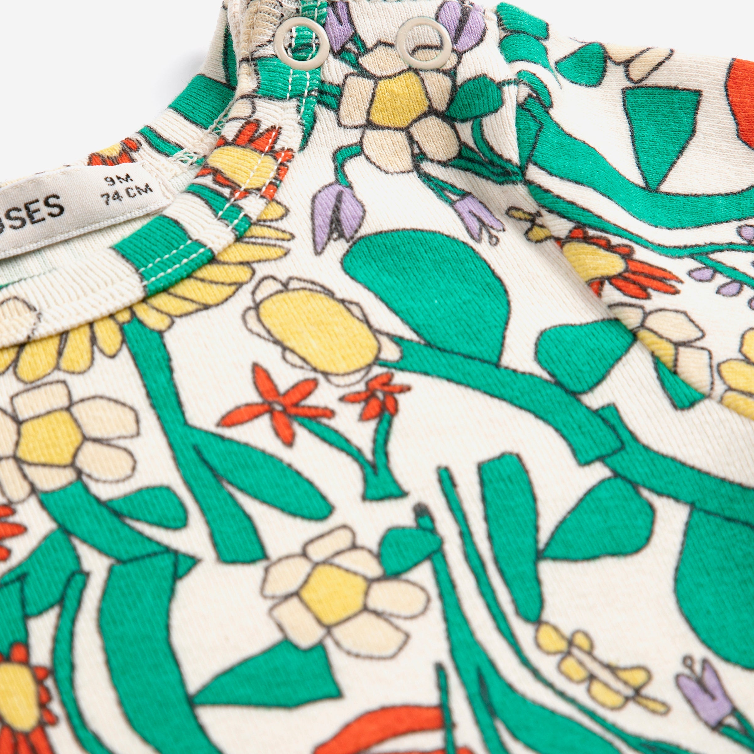 Body bébé couleur herboriste blanc cassé