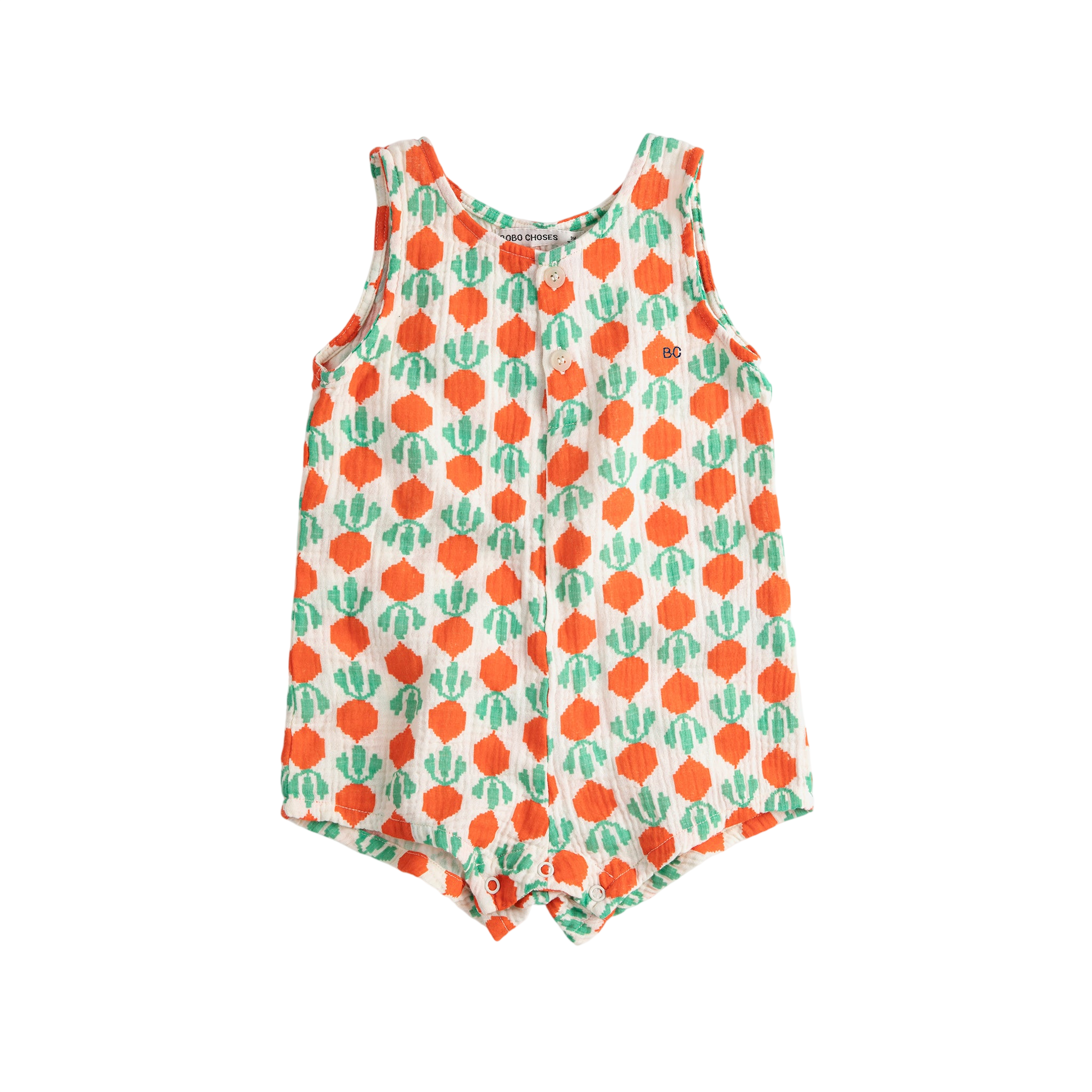 Baby romper Cool Radish White