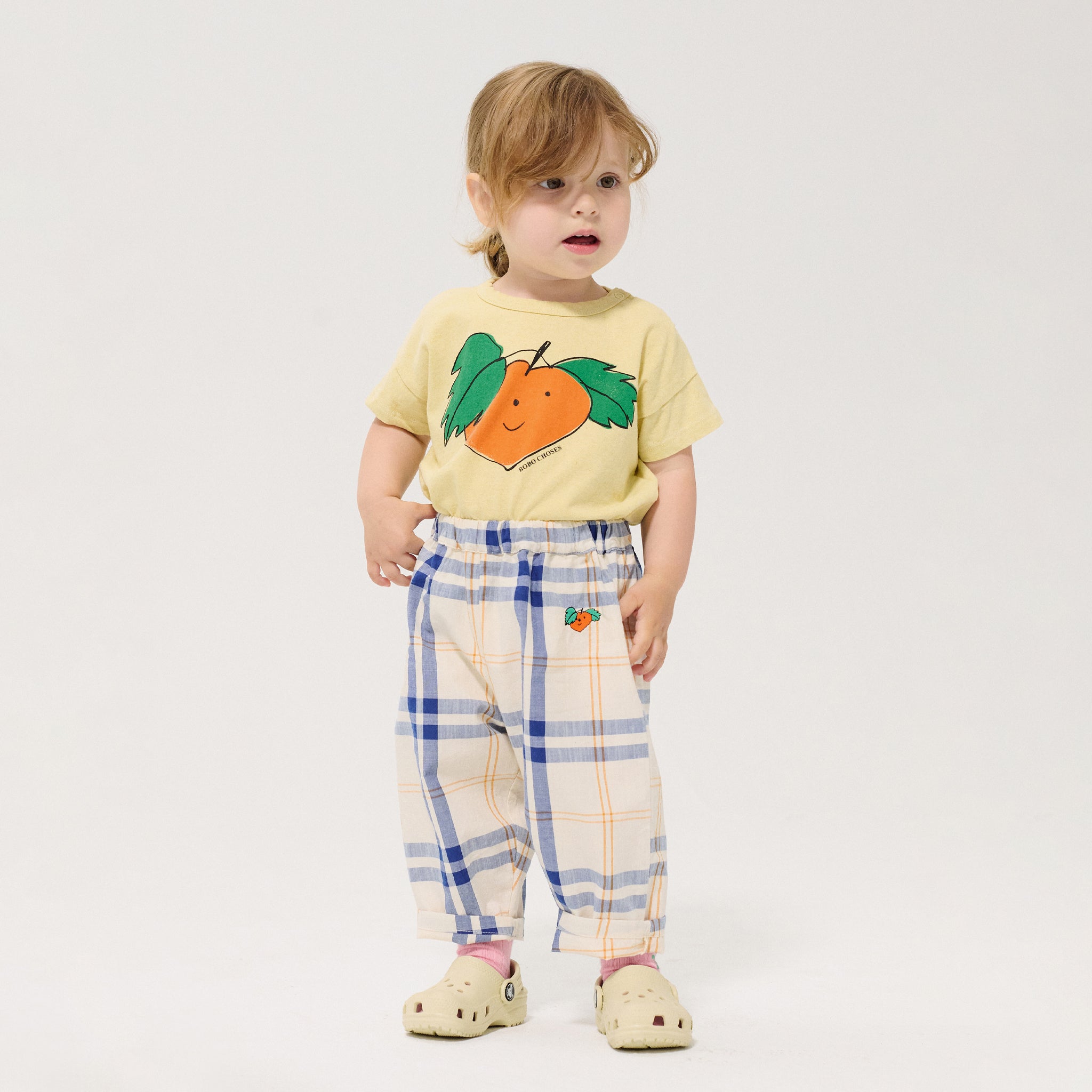 T-shirt bébé Curious Turnip Yellow